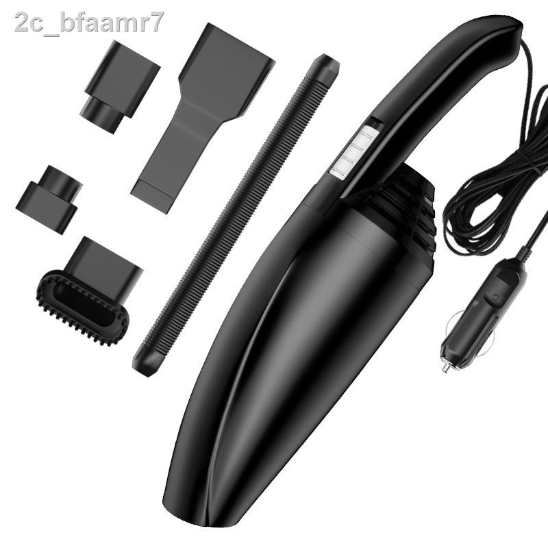 ☾□Máy hút bụi ô tô 12V 120W ô tô công suất cao Máy hút bụi có dây cho ô tô gia đình hai mục đích khô và ướt mạnh mẽ