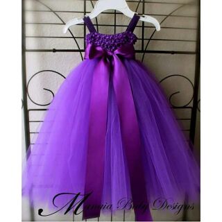 Váy tutu tím nơ xinh xắn 🎀