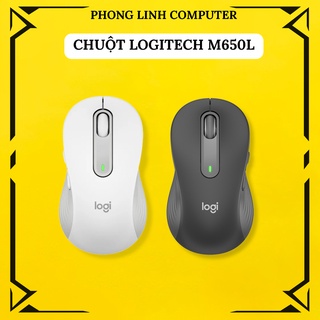 Chuột không dây logitech signature m650l wireless/bluetooth - màu đen 910-006247