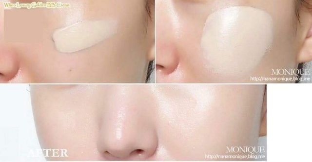Gói dùng thử BB CREAM  LUXURY WHOO KEM NỀN TRANG ĐIỂM THẦN THÁNH 1ml