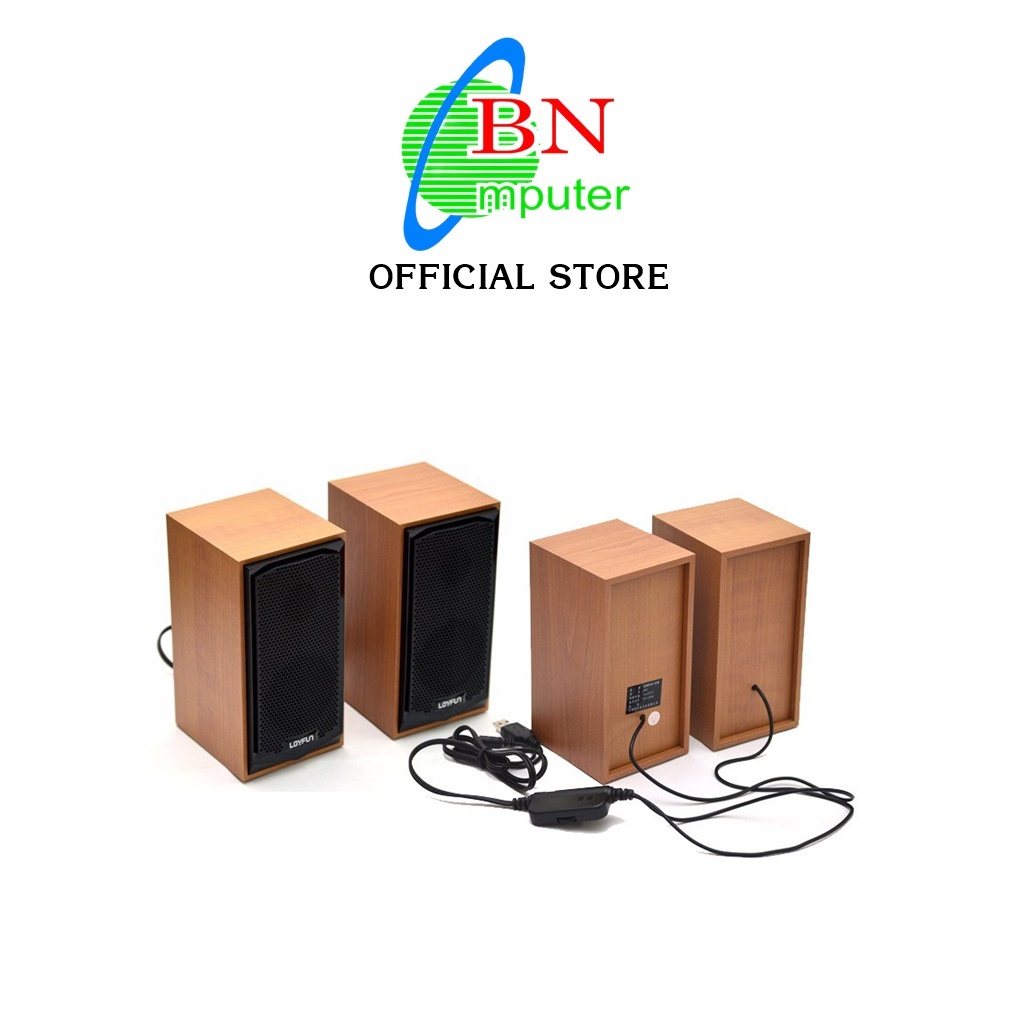 Loa gỗ M22 - Loa K2035 mini dành cho máy vi tính