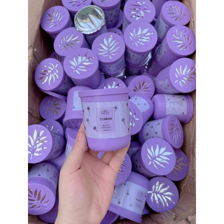 Sáp thơm phòng khử mùi phòng ngủ nhà vệ sinh toilet, ô tô với 5 mùi hương tự nhiên 190g siêu tiện lợi