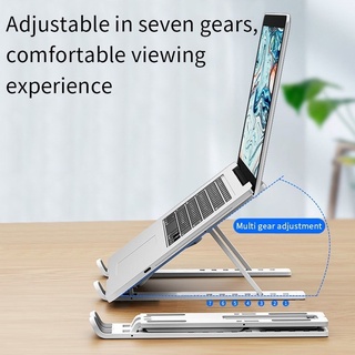 ABS Plastic Adjustable Folding Laptop Notebook Stand Handy Adjustable Size