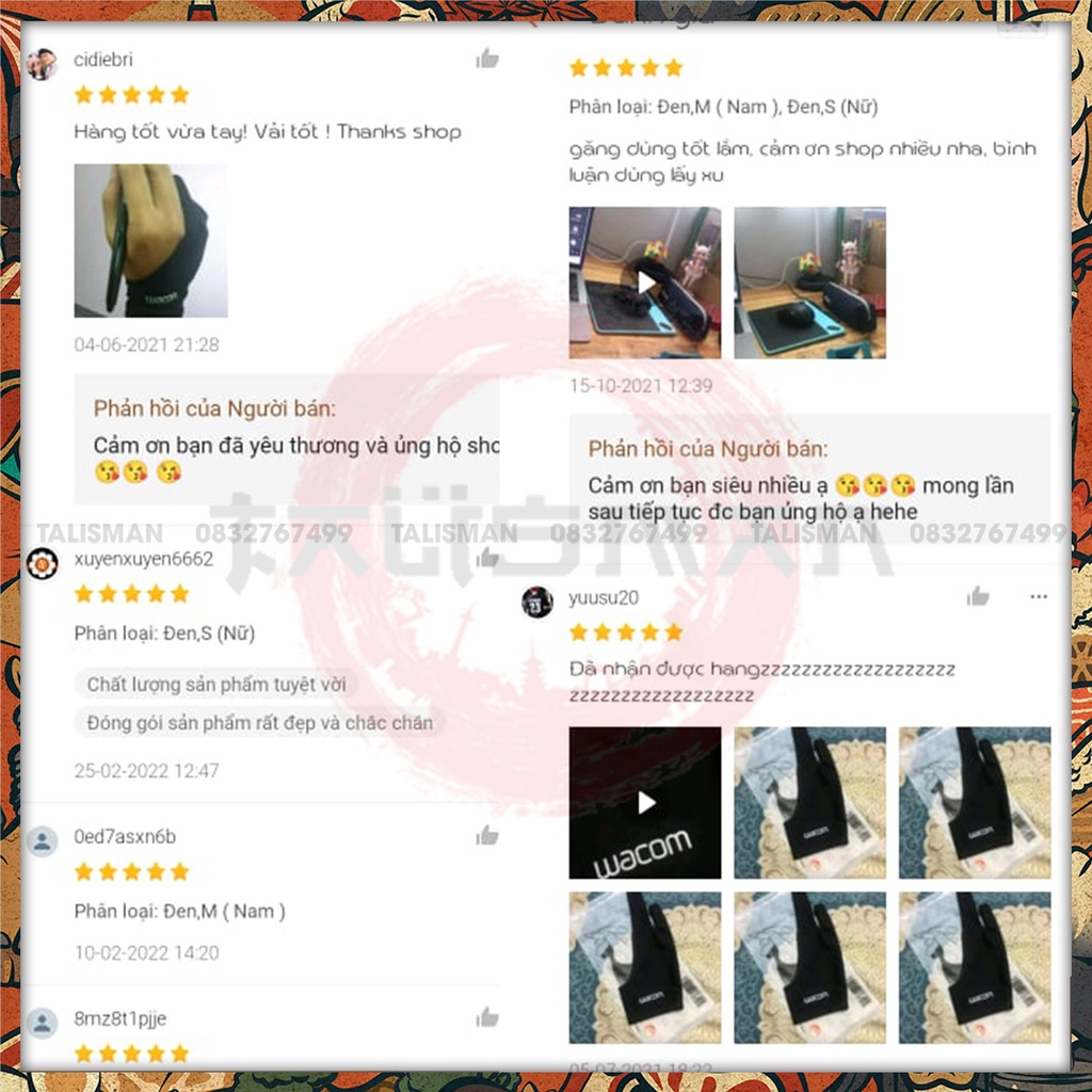 Găng tay vẽ họa sĩ / Găng wacom mê chữ êêêêêêêêê kéo dàiiiiiiiiiiiiiiii