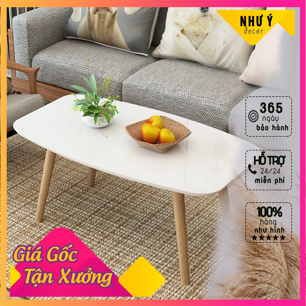 Bàn Chân Gỗ Sồi ⚡FREE SHIP⚡ Bàn Ngồi Bệt Phong Cách Hàn Quốc Kích Thước 75x40 cm