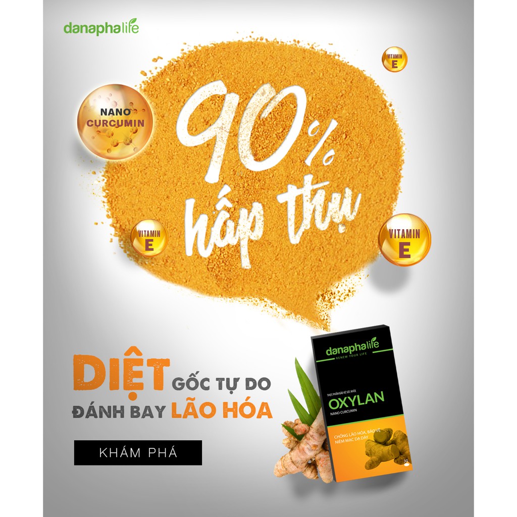 OXYLAN Danaphalife - Viên nghệ Curcumin nano - Hộp 30 viên | BigBuy360 - bigbuy360.vn