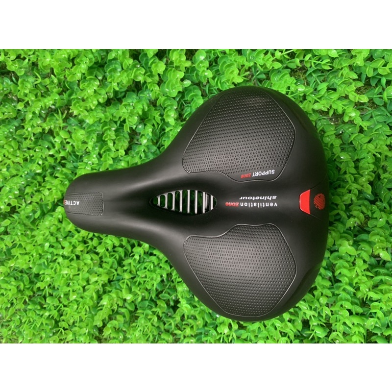 Yên xe đạp thể thao siêu êm mềm mại thoáng khí tích hợp phản quang, bọc yên xe đạp thể thao silicon Gel êm mông