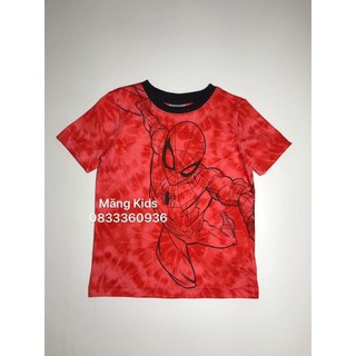 Áo siêu nhân nhện đỏ bé trai