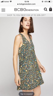 Đầm BCBG hoa