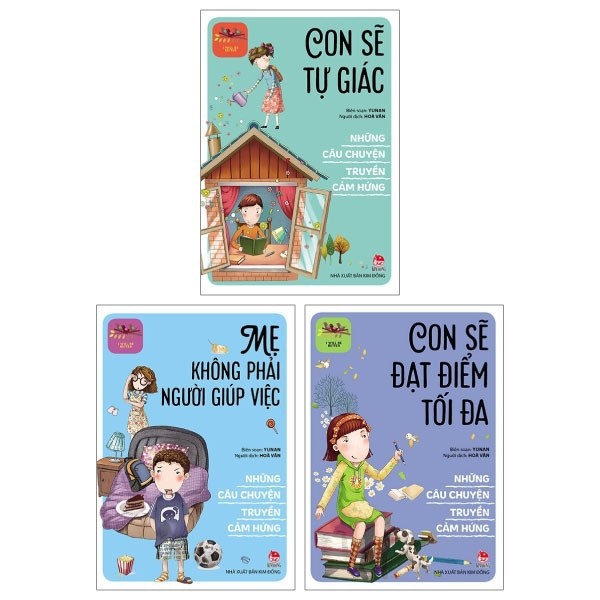 Sách - Combo 3 cuốn những câu chuyện truyện cảm hứng: Con sẽ tự giác+Con sẽ đạt điểm tối đa+Mẹ không phải (lẻ,tùy chọn)