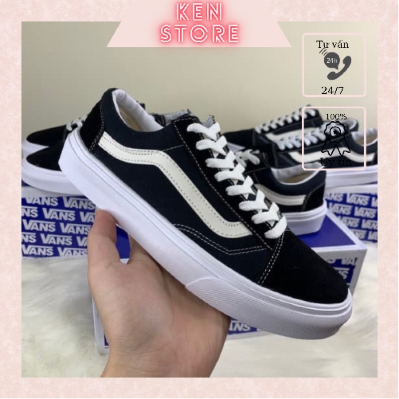 Giày thể thao Vans old học sinh nam nữ bản đẹp - Tặng box bảo vệ