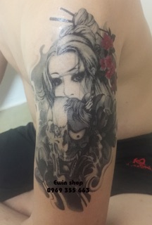 Hình Xăm Dán ( ozagoa 18+ và thần chết)