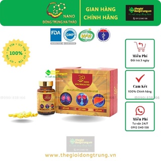 Viên nang Nano Đông trùng hạ thảo