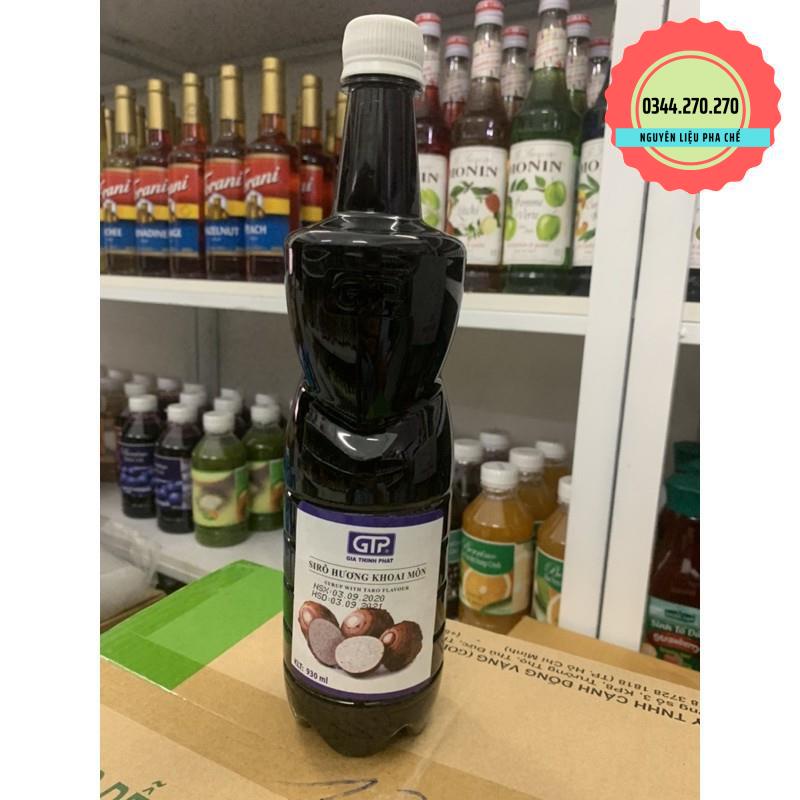 Siro (Syrup) GTP (Gia Thịnh Phát) đủ vị 930ml Dâu, đào, nho, vải, bạc hà, kiwi