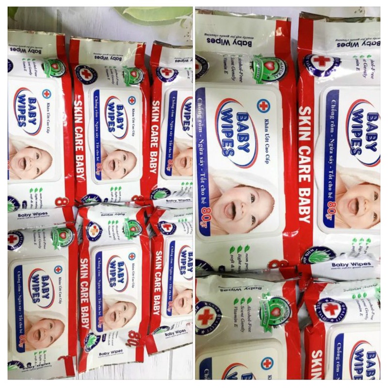 SET 10 BỊCH KHĂN ƯỚT BABY WIPES