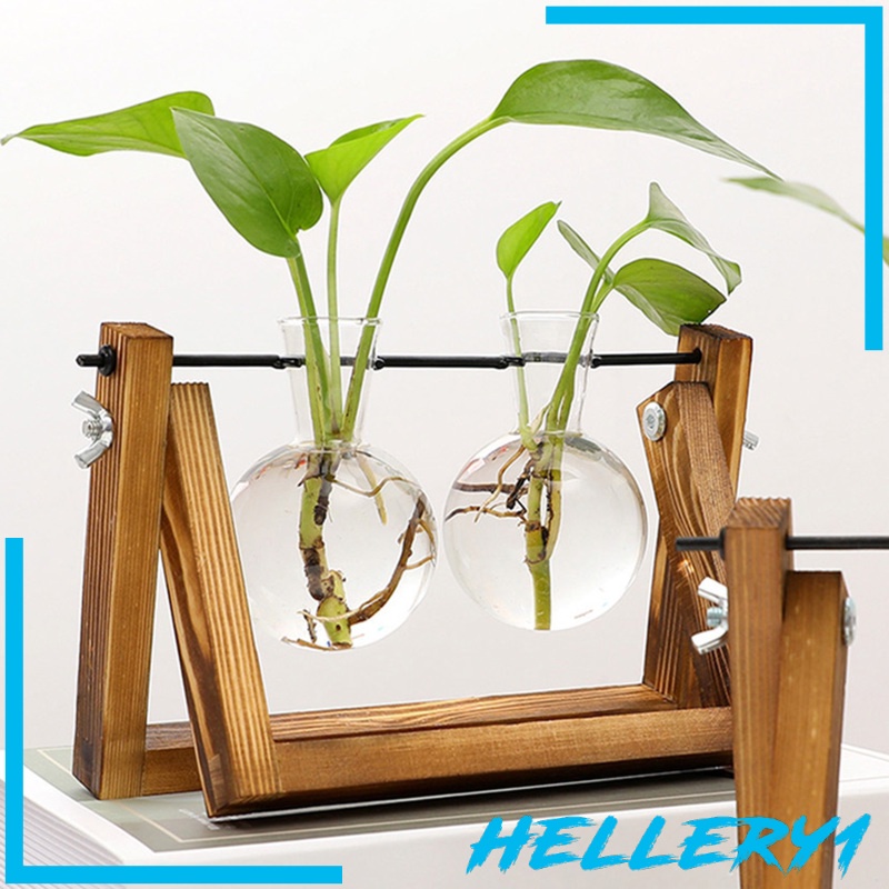 1 Lọ Hoa Thủy Tinh Trong Suốt Hình Bóng Đèn Dùng Trang Trí Nhà Cửa