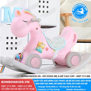 Ngựa bập bênh cho bé , ngựa chòi chân cao cấp mẫu mới
