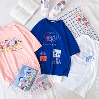 Áo thun tay lỡ freesize ulzzang - ảnh thật