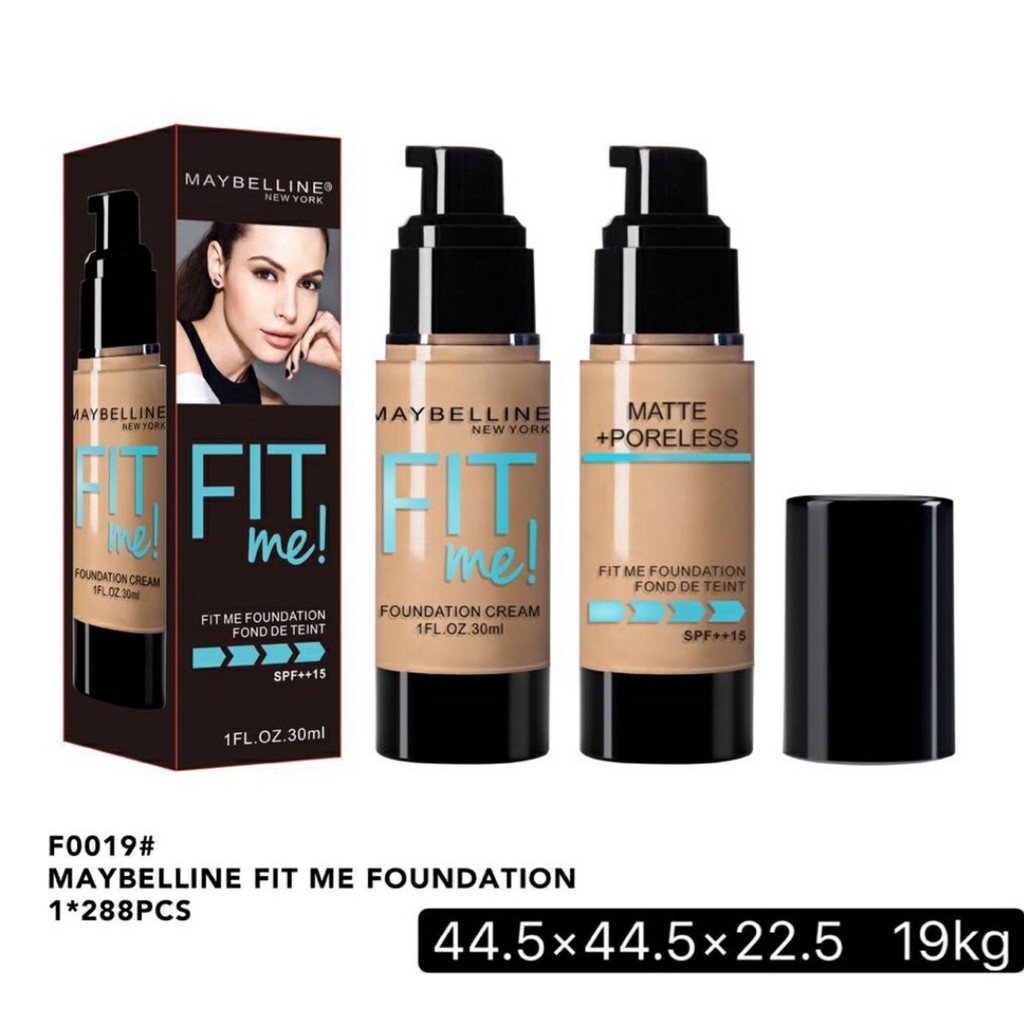(hàng Mới Về) Kem Nền Che Khuyết Điểm Maybelline Fit Me