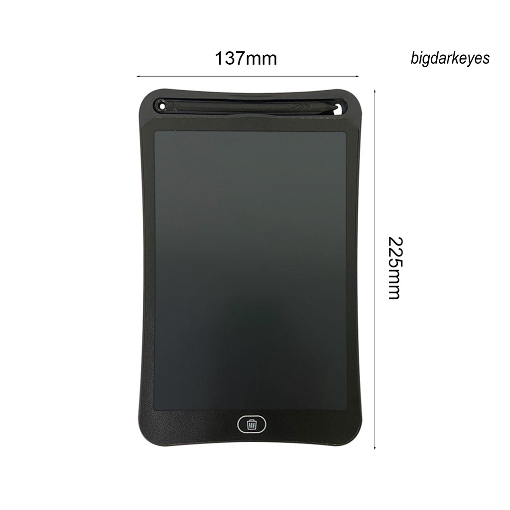 1 Bộ Bảng Viết Điện Tử Bằng Nhựa Chống Nước Màn Hình LCD 4.4Inch/6.5Inch/8.5Inch An Toàn Cho Bé