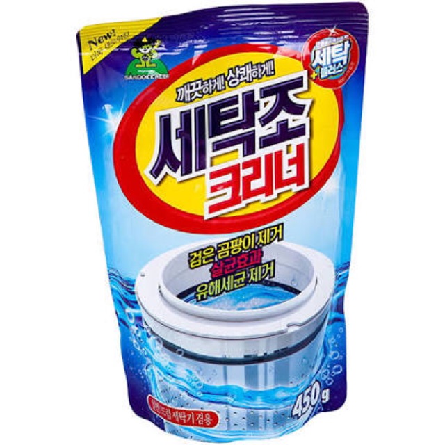 🌸 TÚI BỘT TẨY VỆ SINH LỒNG MÁY GIẶT Hàn quốc 450g