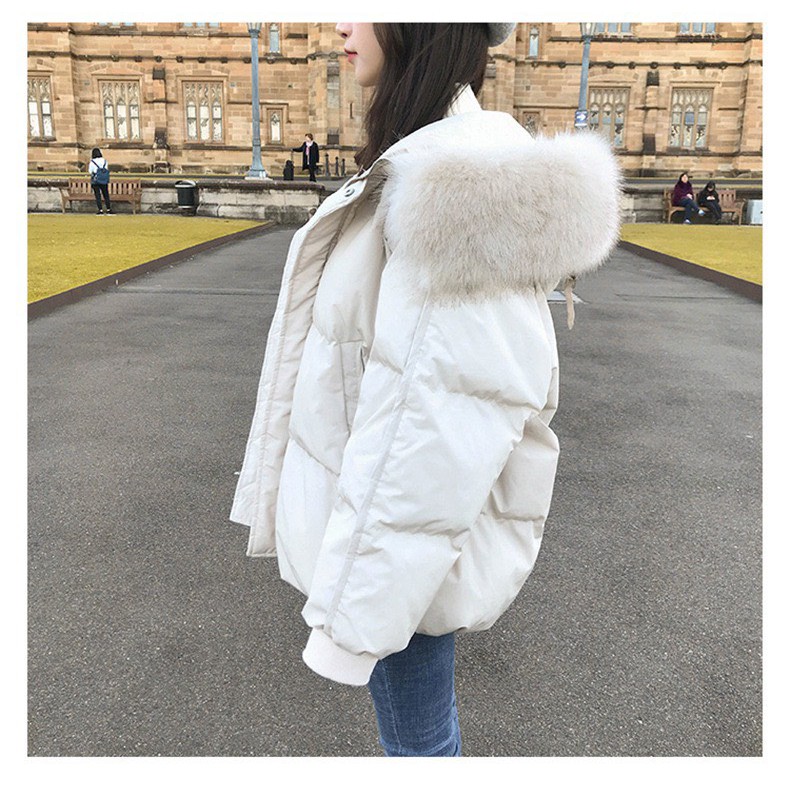 TẶNG THÊM 1 LÔNG ÁO🌼Áo Phao Nữ Mũ Lông Thân Ngắn Tay Gân hàng QUẢNG CHÂU mới 2021 | BigBuy360 - bigbuy360.vn