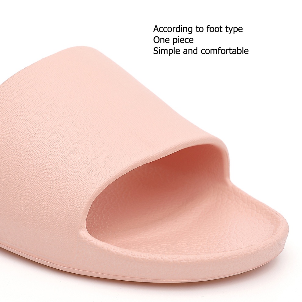 Dép Đi Trong Nhà Tắm Bằng Nhựa PVC Siêu Nhẹ Chống Trượt 6 Màu Cho Nam Nữ 169g