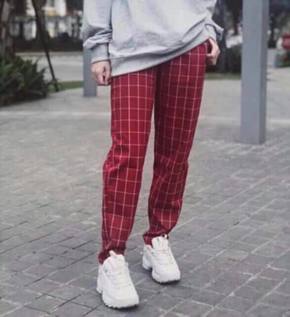 Quần caro Plaid Pants Unisex đủ màu thời trang Unisex cực chất giá rẻ