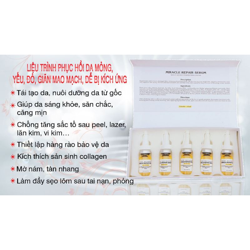 Serum CHỐNG LÃO HÓA, PHỤC HỒI DA MỎNG YẾU