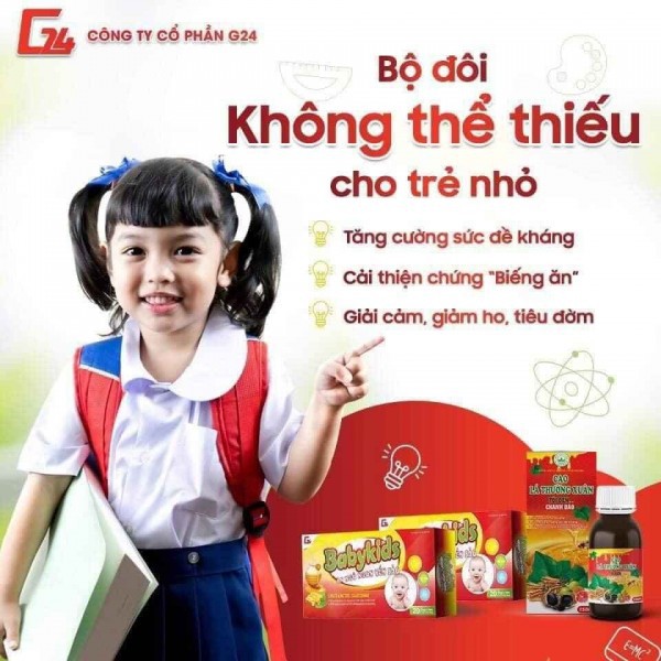 Baby Kisd - Siro Ăn Ngon Yến Sào  Bé Hết Biếng Ăn - Táo Bón - Suy Dinh Dưỡng, Baby Kisd Hiệu Quả Sau 2 Liệu Trình