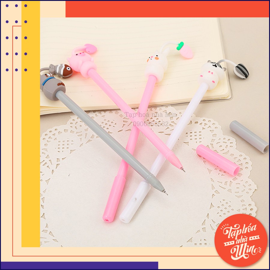 Bút, Viết Bi Mực Đen Hình Động Vật Đáng Yêu