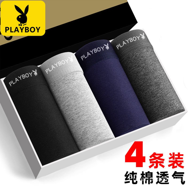 Quần Lót Nam Chống Vi Khuẩn In Hình Playboy Fv9N