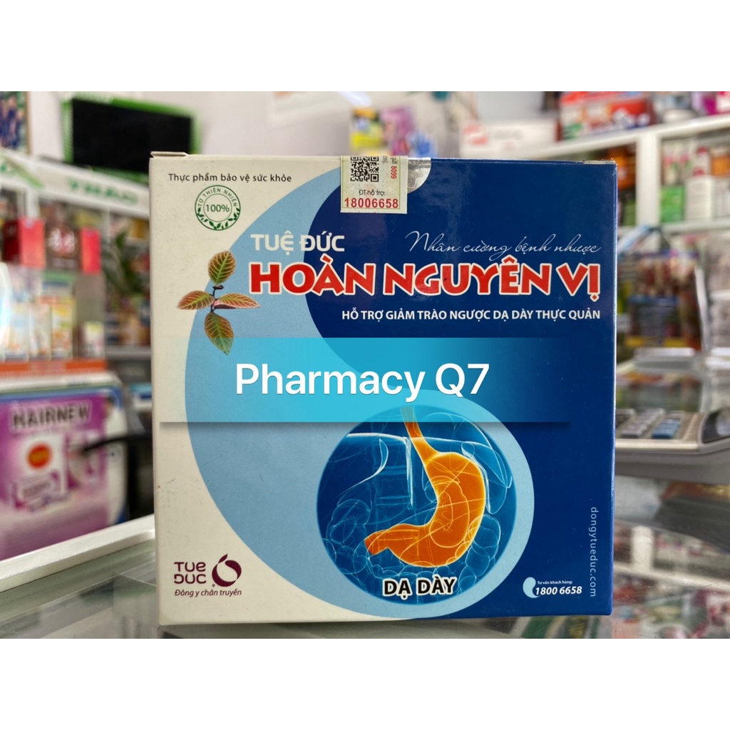 Tuệ Đức Hoàn Nguyên Vị -Hỗ Trợ Giảm Trào Ngược Dạ Dày Tá Tràng,Viêm Loét Dạ Dày Tá Tràng Hộp lớn 80 Viên/ Hoan Nguyen Vi