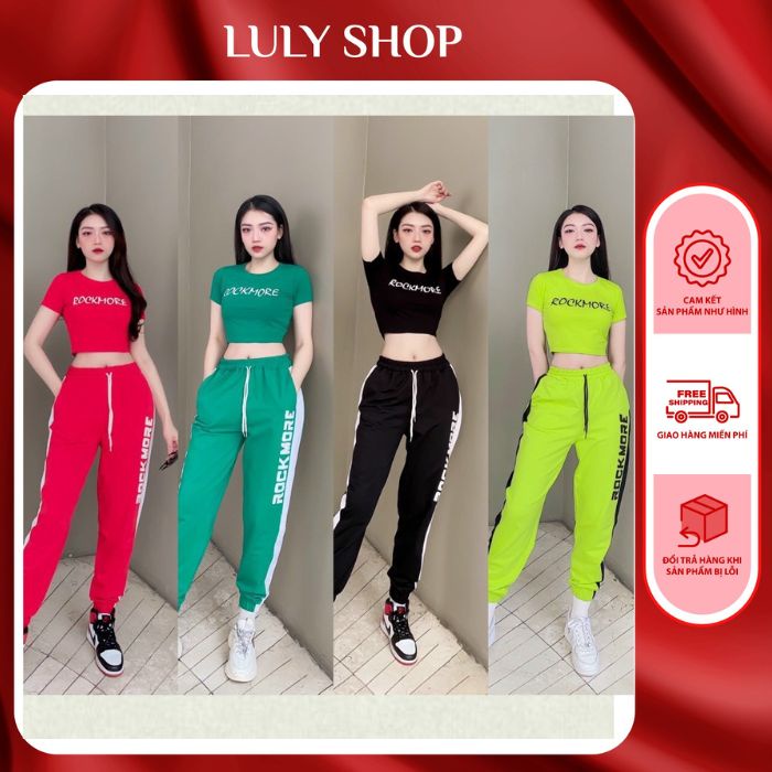 Bộ thể thao nữ,đồ tập yoga chất cotton mềm mại,thấm hút mồ hôi,mặc đi tập đi chơi đều đẹp(Rok)