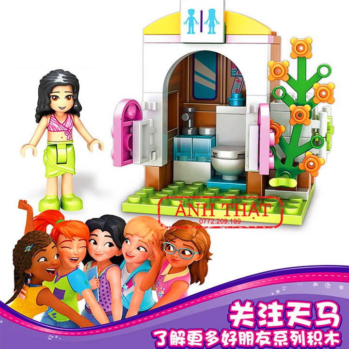 Lego Friends TENMA 3011 / LELE 37029. BELA 10611. 550pcs. Bộ Lego Xếp Hình Khu Vui Chơi Ngoài Trời Friends