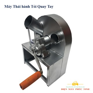 Máy thái hành quay tay có thể điều chỉnh dày mỏng lưỡi dao
