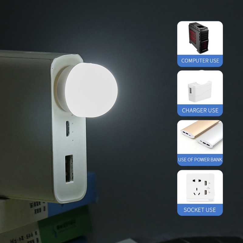 Đèn Ngủ LED Mini Cắm Cổng USB Dùng Cho Nhà Vệ Sinh