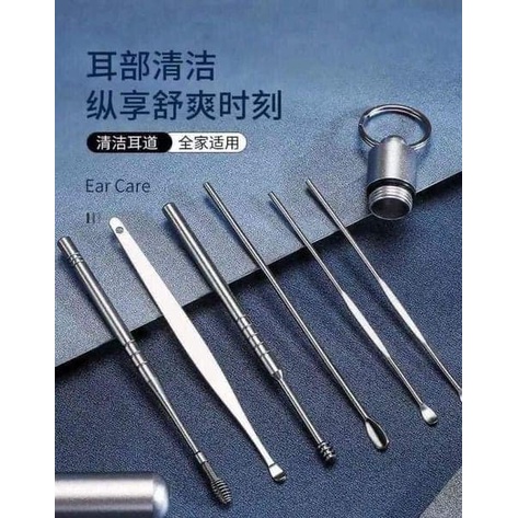 BỘ DỤNG CỤ LẤY RÁY TAI 6 MÓN