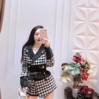 Áo Khoác Dạ kẻ