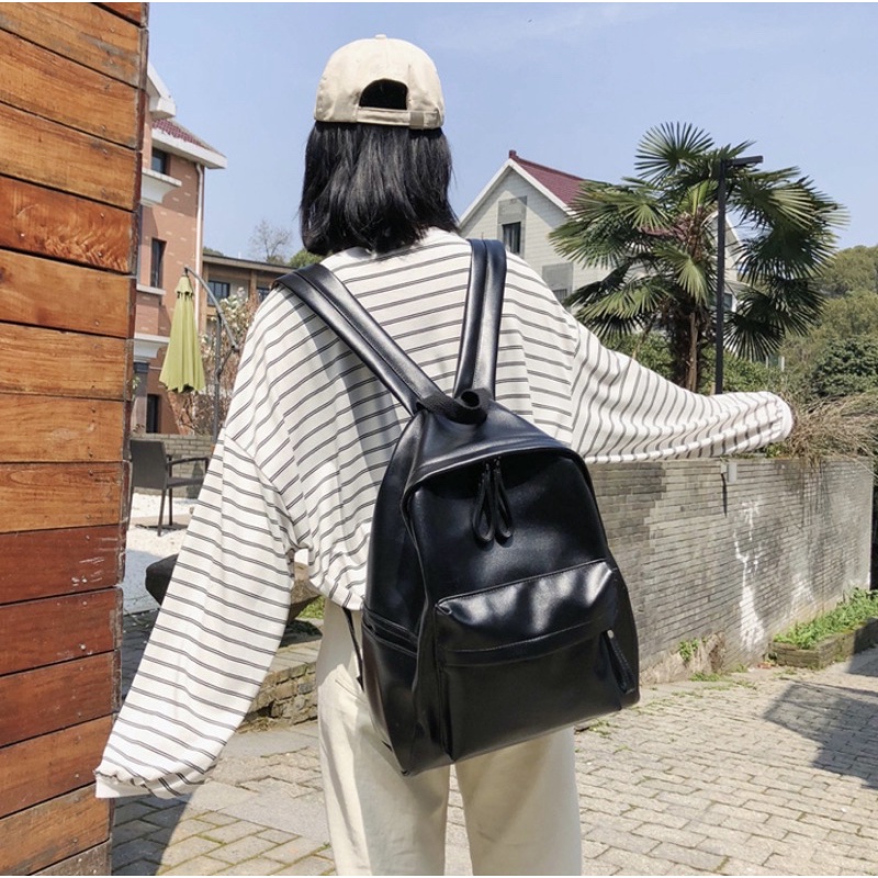 Balo da thời trang, cặp sách Đi học, du lịch phong cách Hàn Quốc UNISEX