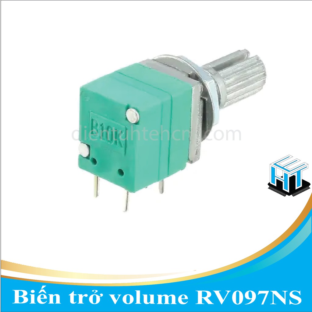 Biến trở volume / Chiết áp RV097NS đơn 5 chân có công tắc