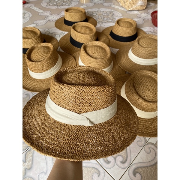 mũ cói đi biển loại 1