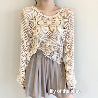 Áo lưới dài tay phong cách Ulzzang Hàn Quốc