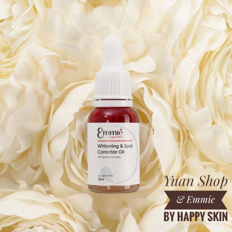 [Chính Hãng] Happy Skin Dầu Dưỡng Trắng Mờ Thâm Emmié Whitening & Spot Corrector Oil