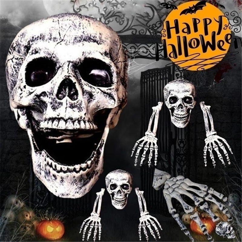 Bộ Xương Bàn Tay Xương Người Trang Trí Halloween