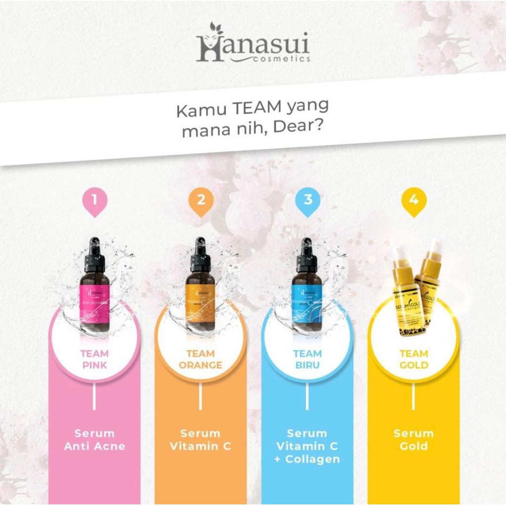 (Hàng Mới Về) Serum Hanasui Chiết Xuất Vàng Collagen Trị Mụn Làm Trắng Sáng Da Cho Nam