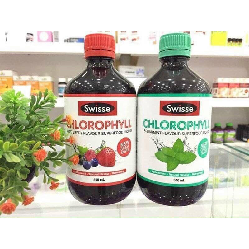 NƯỚC DIỆP LỤC SWISSE CHLOROPHYLL 500ML DATE 2024