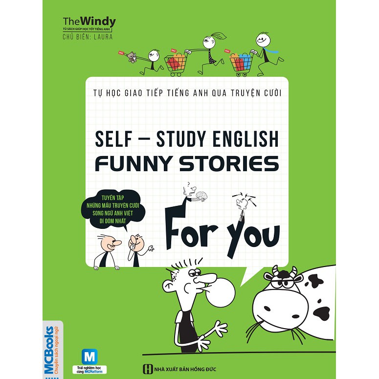Sách - Self - study English funny stories for you - Tự học giao tiếp tiếng Anh qua truyện