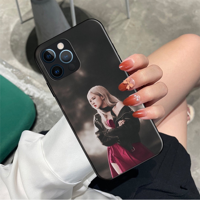 Ốp Điện Thoại Silicon Mềm Hình Blackpink Rose Cho Samsung Galaxy S22 Plus Note 20 Ultra 10 9 8 Plus Lite RR80