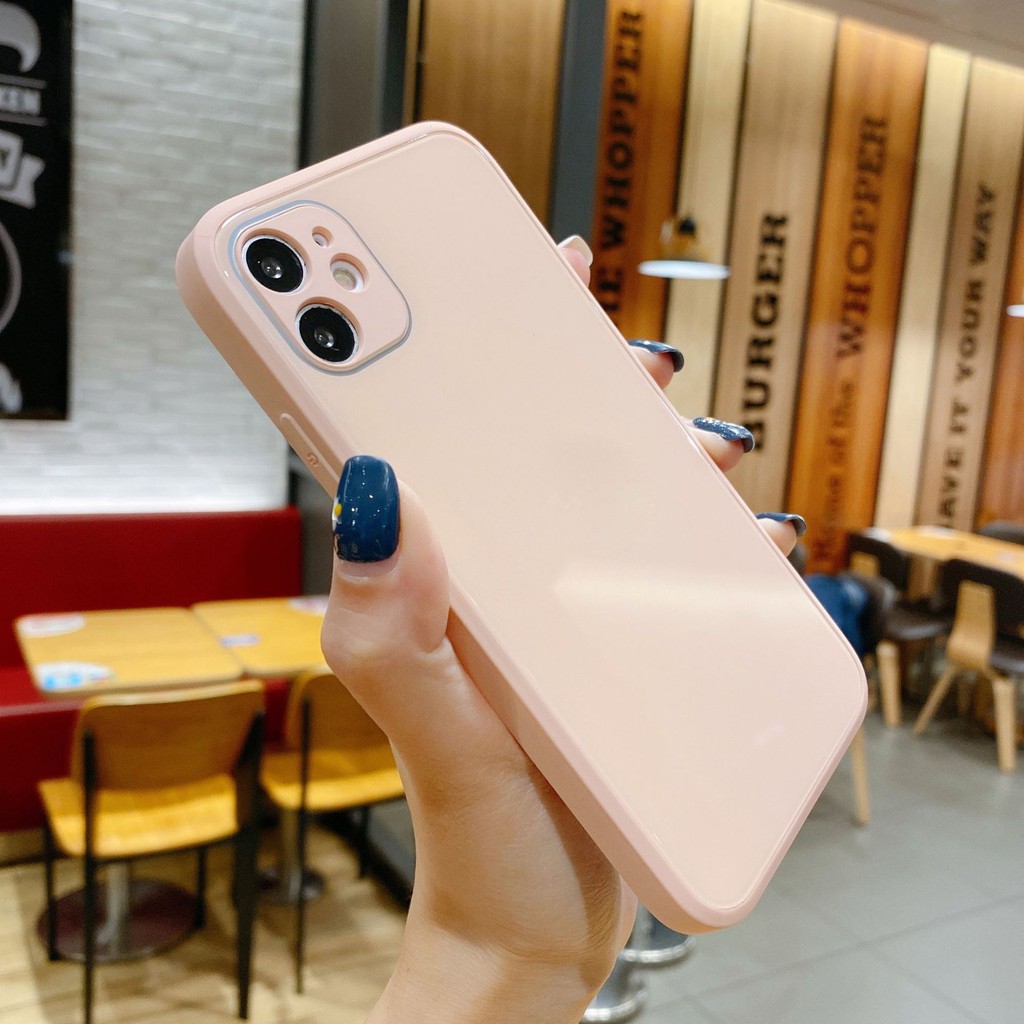 Ốp gương bảo vệ camera viền dẻo iphone 7 Plus-->11 Pro hàng đẹp cao cấp